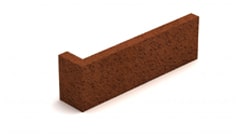 Short Corner Clinker Cladding Tile