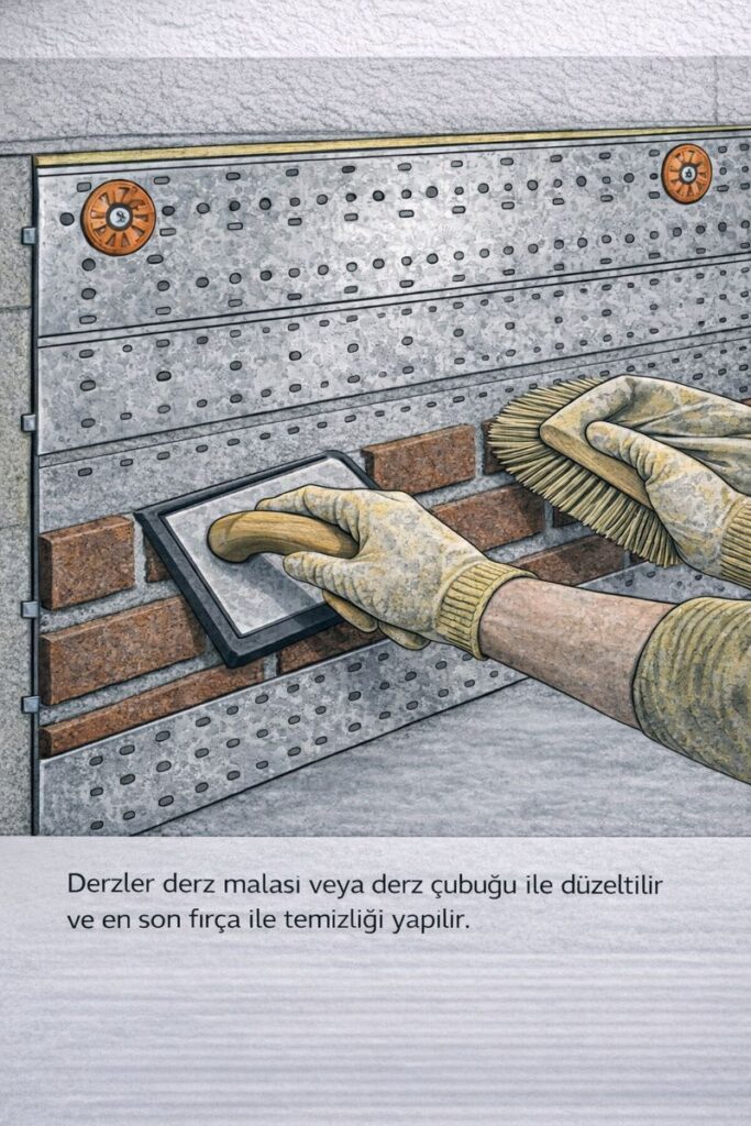 Taşyünü Üstüne I-S Board (Galvaniz Levha) ile Klinker Tuğla Uygulama 2026